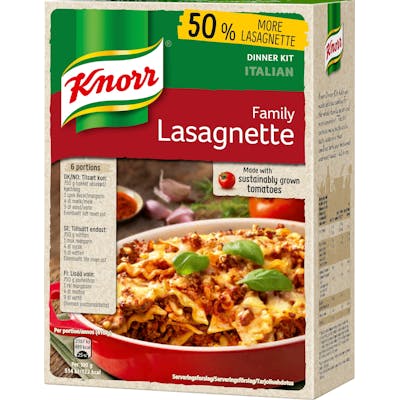 Knorr Lasagnette Mix 338 g
