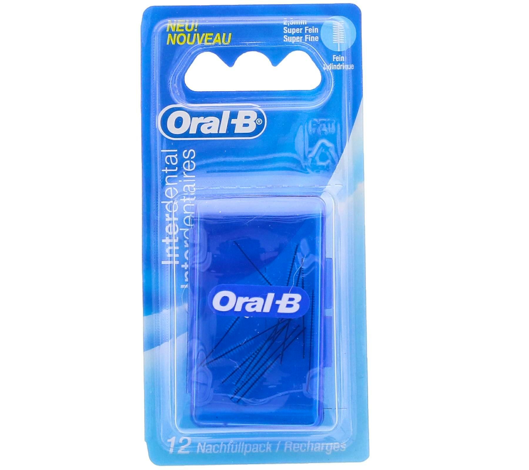 Oral B Interdental Brush Refill 12 Pcs £089