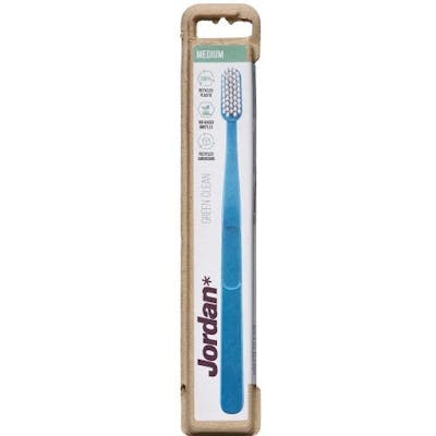 Jordan Green Clean Toothbrush Medium 1 stk