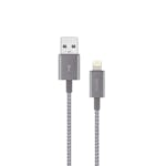 Moshi Integra USB-A Charge Cable with Lightning Titanium Grey 1,2 m