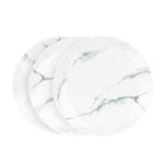 BasicsHome Marble Plates 20 cm 3 st
