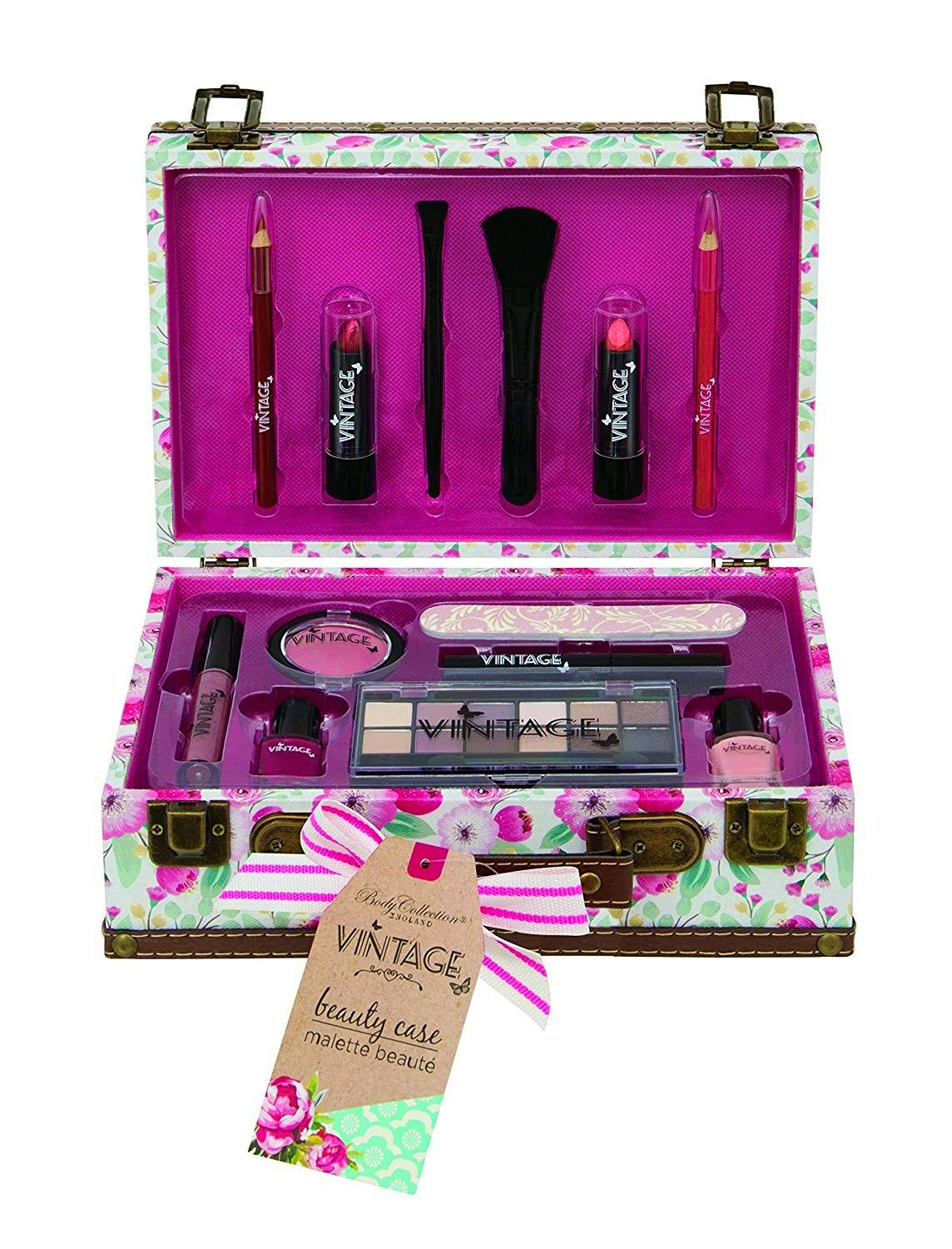 Body Collection Vintage Beauty Makeup Case 1 st 15.99 EUR luxplus.nl