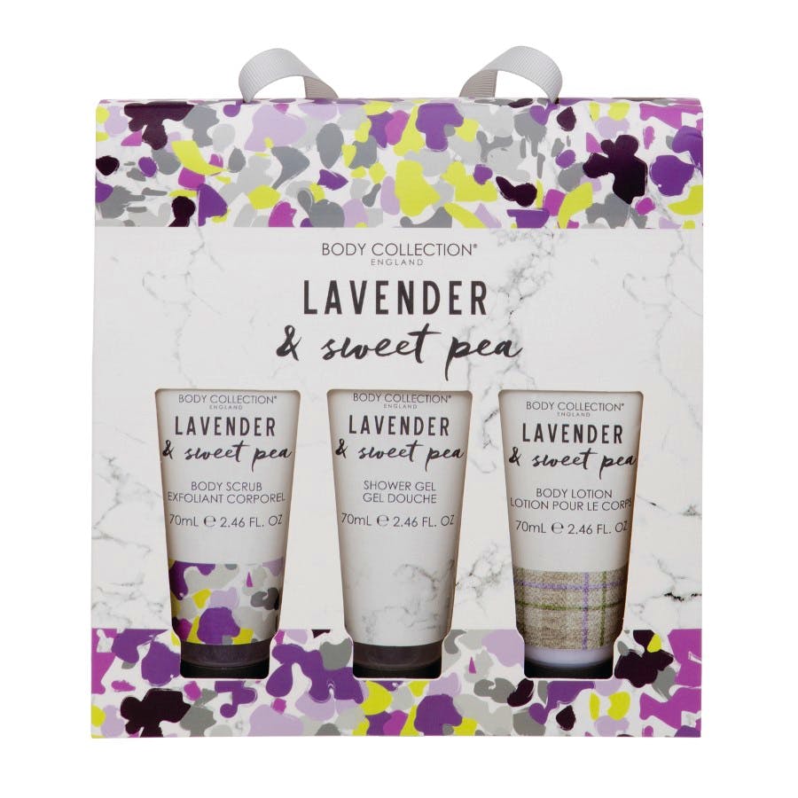 Body Collection Lavender & Sweet Pea Set 3 x 70 ml 4.95