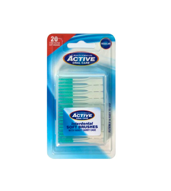 Active Oral Care Interdental Soft Brushes 20 pcs