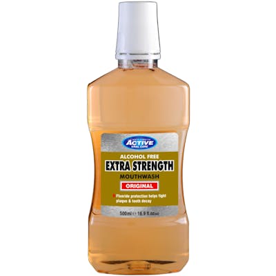 Active Oral Care Alcohol Free Extra Strength Mouthwash 500 ml