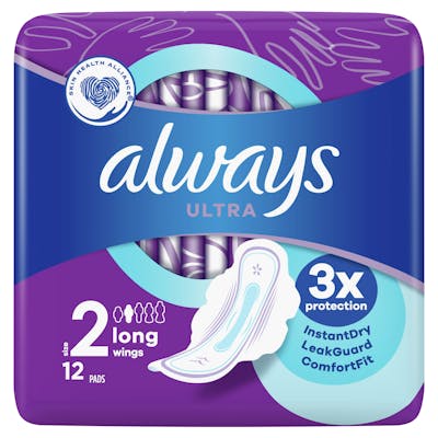 Always Ultra Long with Wings 12 st