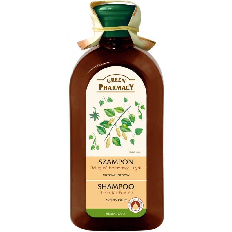 Green Pharmacy Birch Tar &amp; Zinc Shampoo Anti-Dandruff 350 ml