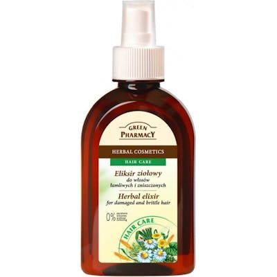 Green Pharmacy Herbal Hair Elixir Damaged &amp; Brittle Hair 250 ml