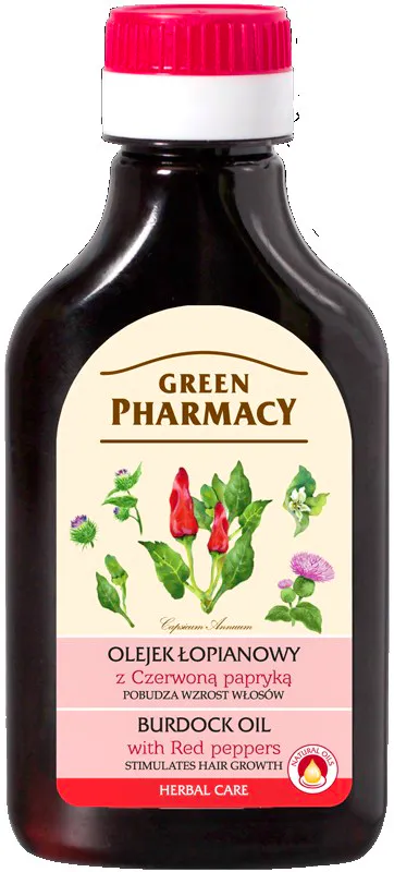 Green Pharmacy Red Pepper Burdock Oil Hair Growth 100 ml