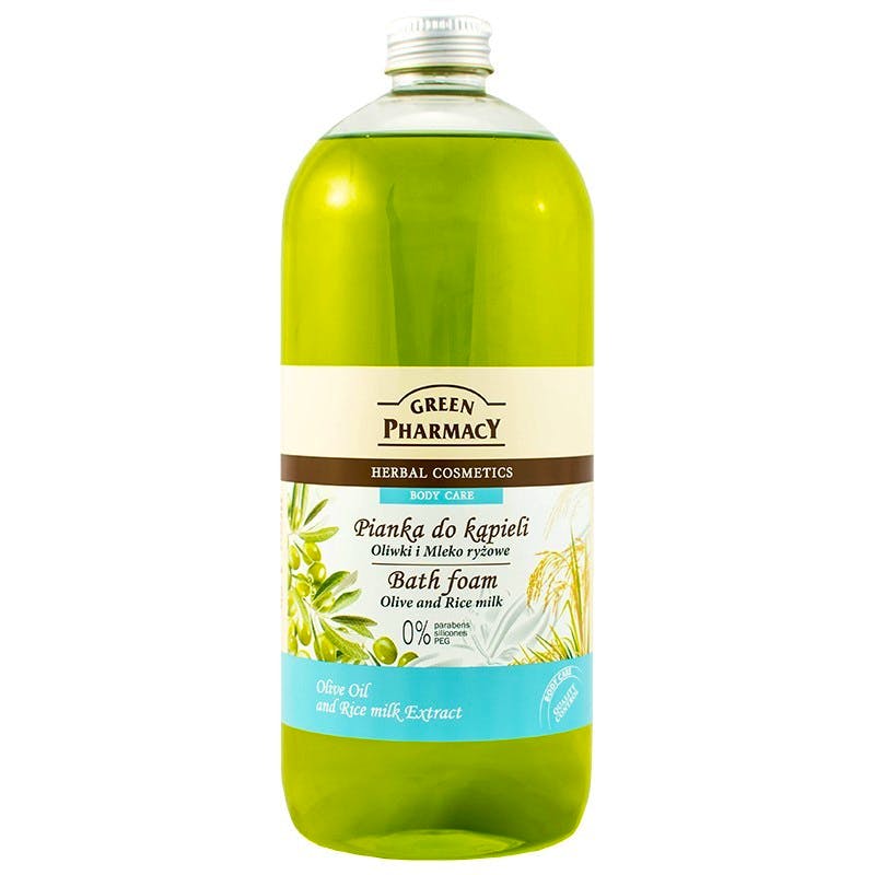 Green Pharmacy Olive & Rice Milk Bath Foam 1000 ml £2.79