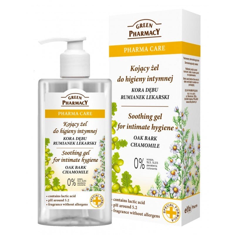 Green Pharmacy Oak Bark & Chamomile Intimate Soothing Gel 300 ml
