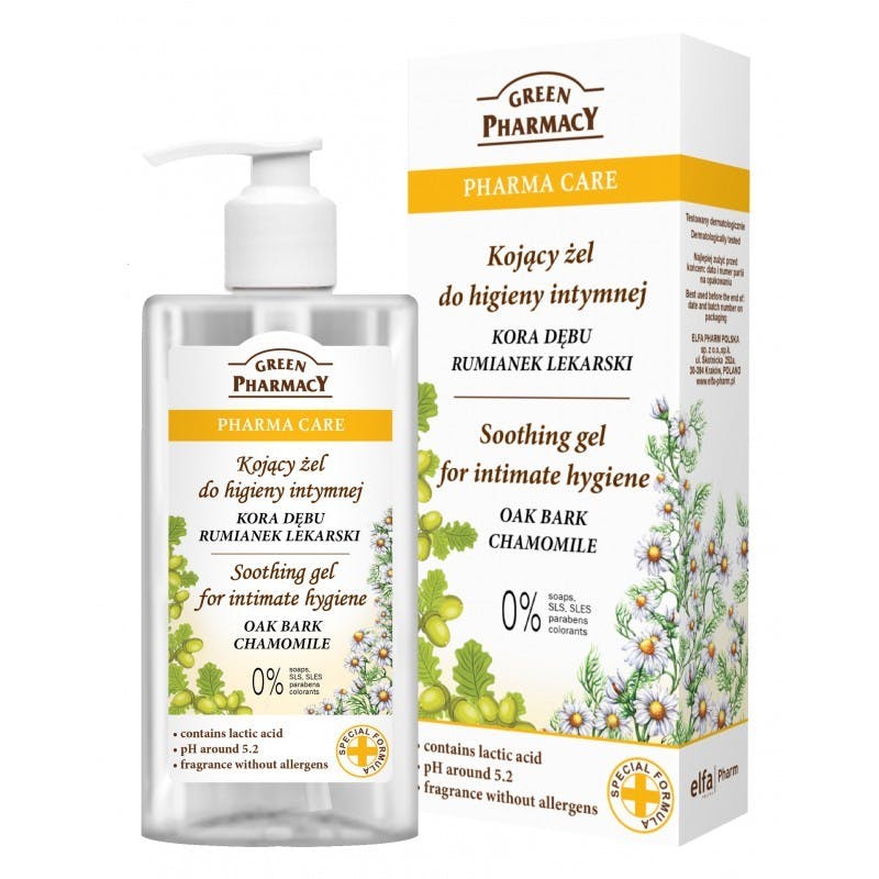 Green Pharmacy Oak Bark & Chamomile Intimate Soothing Gel 300 ml