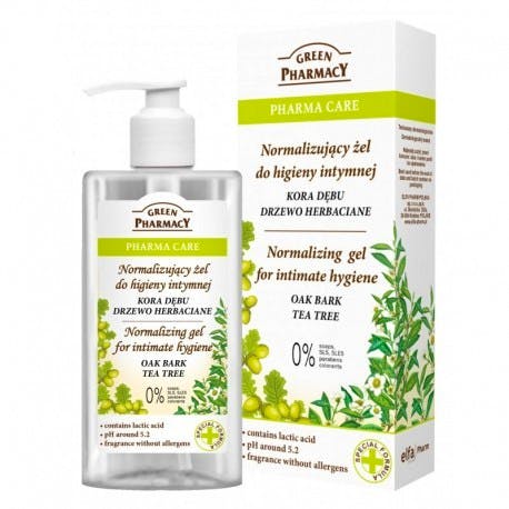 Green Pharmacy Oak Bark & Tea Tree Intimate Gel 300 ml