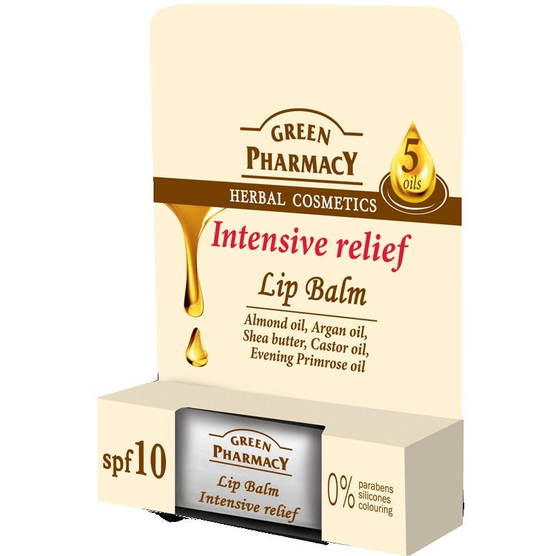 Green Pharmacy Intensive Relief 5 Oils Lip Balm SPF10 4,8 g