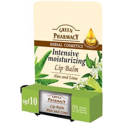 Green Pharmacy Intensive Moisturizing Aloe & Lime Lip Balm 4,8 g