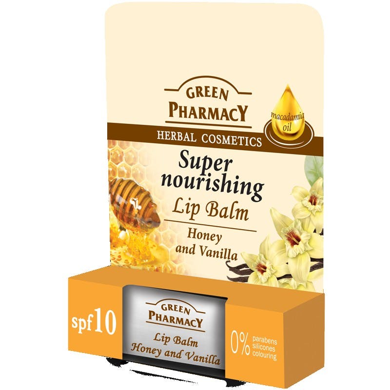 Green Pharmacy Super Nourishing Honey &amp; Vanilla Lip Balm 4,8 g