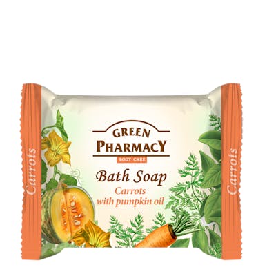 Green Pharmacy Carrots &amp; Pumpkin Oil Soap 100 g