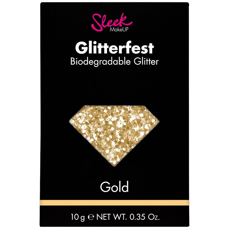 Sleek Makeup Glitterfest Biodegradable Glitter Gold 10 g