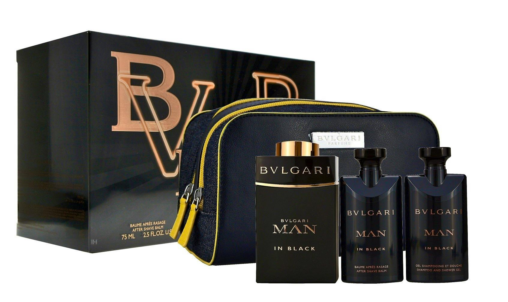 After Shave Balm Bvlgari Man In Black Shampoo And Shower Gel