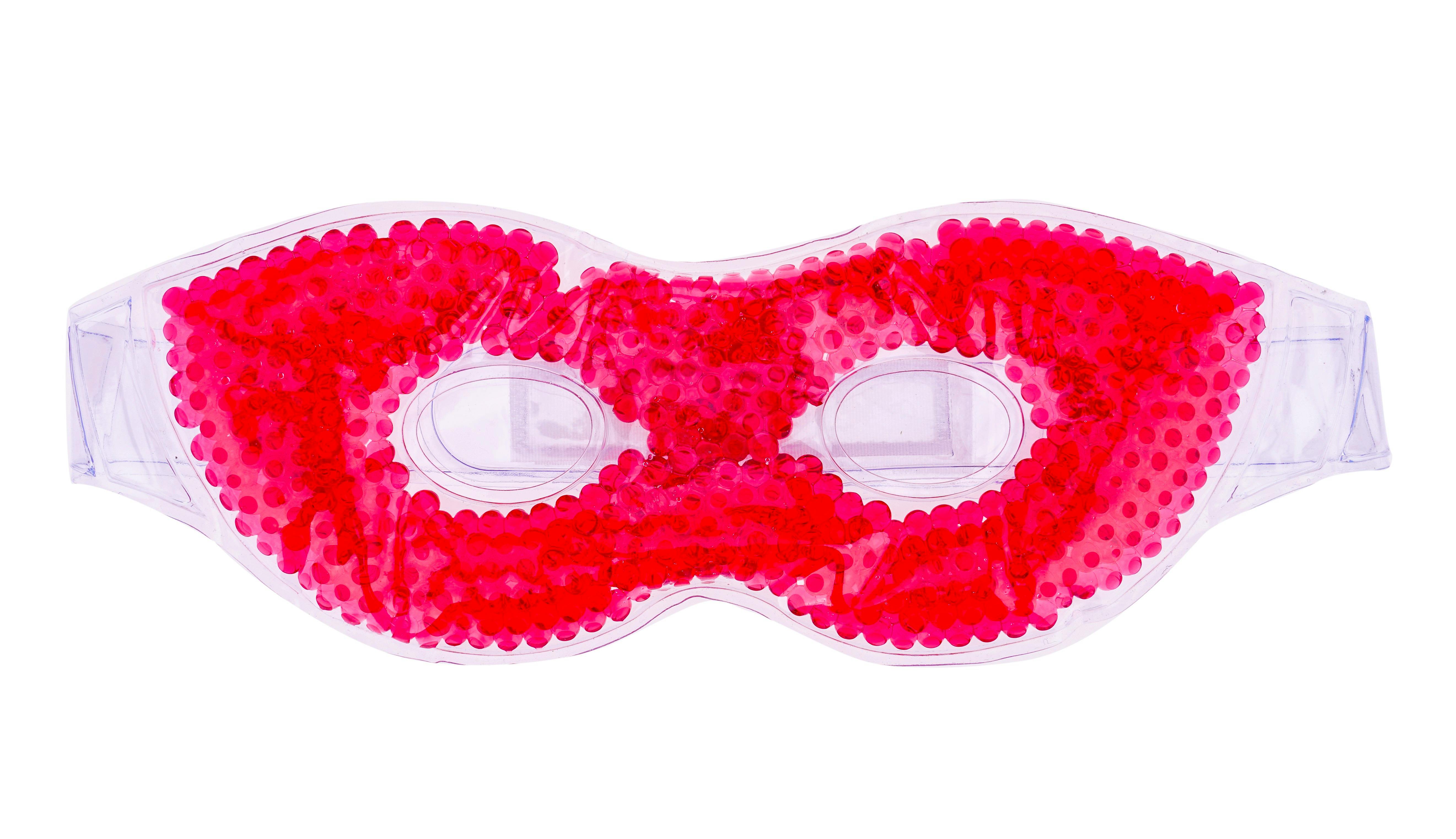 Basics Silicone Spa Eye Gel Mask Red 1 stk 31.95 kr + Fri Frakt og