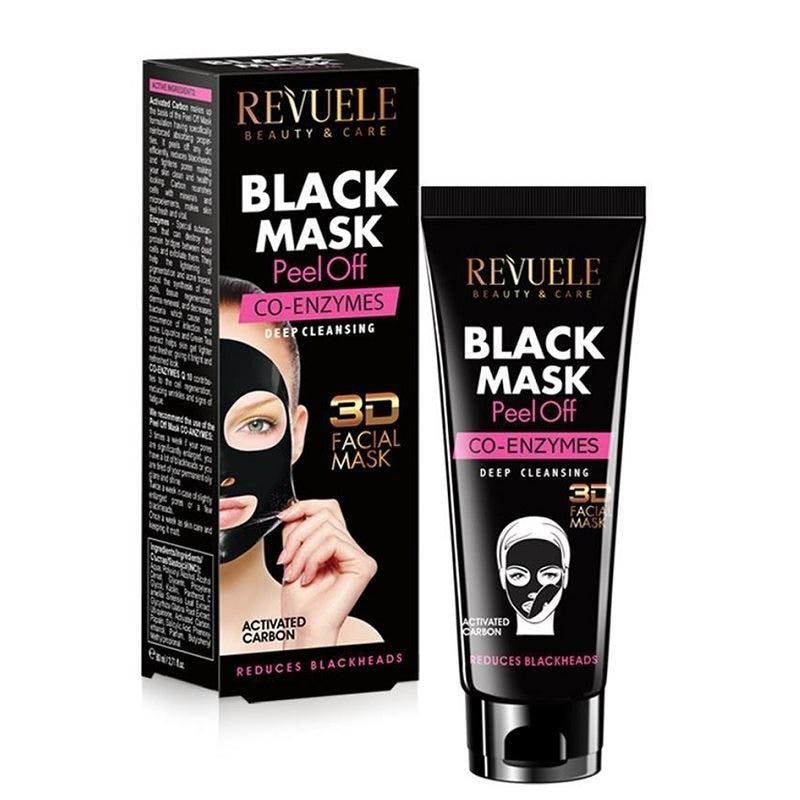 Revuele Black Mask Peel Off Co-Enzymes 80 ml