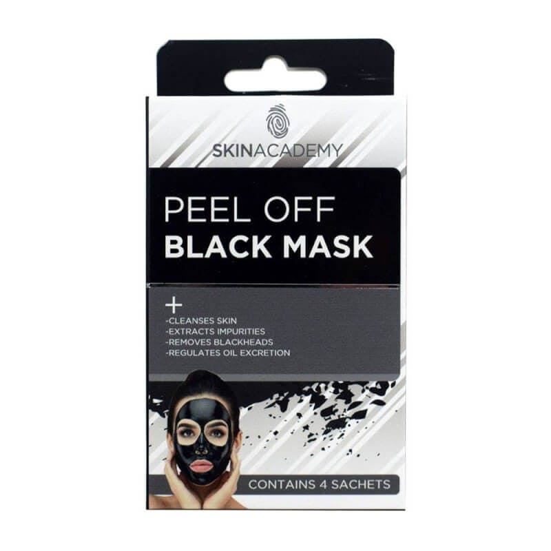Skin Academy Peel Off Black Mask 4 x 8 ml