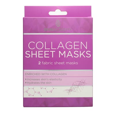 Skin Academy Collagen Sheet Masks 2 kpl