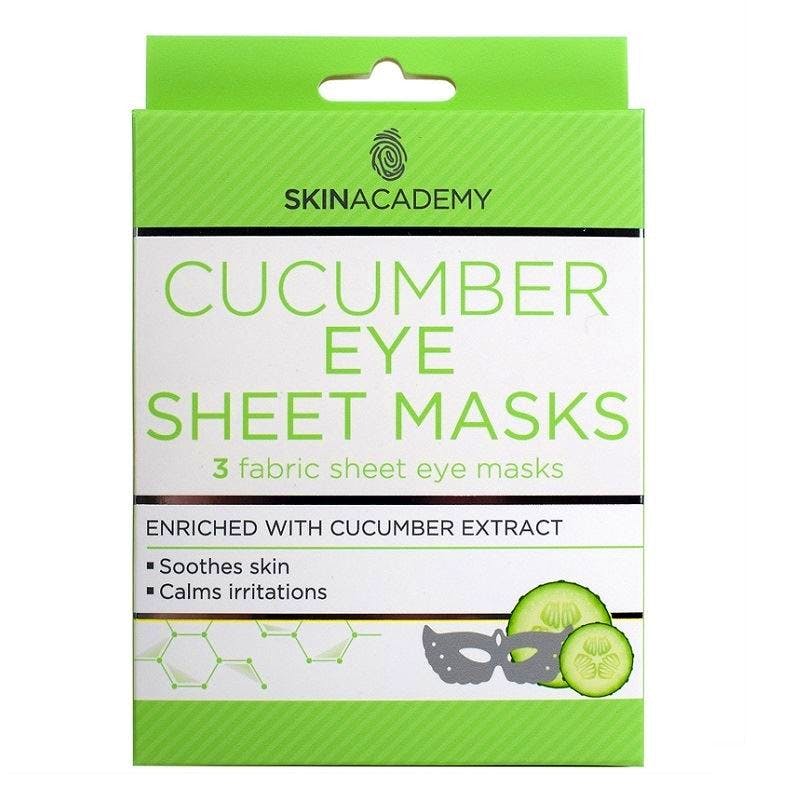 Skin Academy Cucumber Eye Sheet Masks 3 kpl 2.25