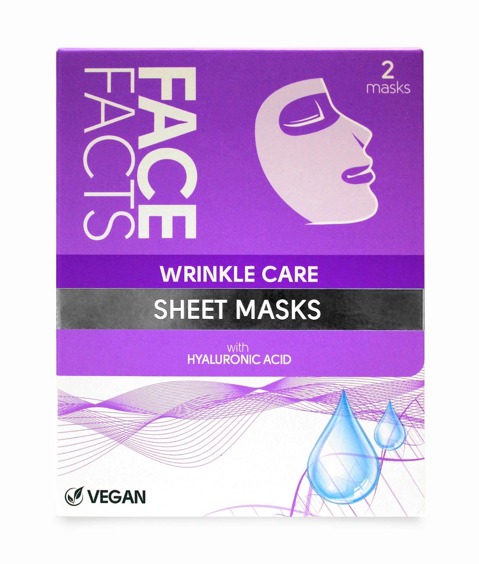 Face Facts Wrinkle Care Sheet Mask 2 Kpl 2 30 canci-n-infantil-ventanita-del-sal-n-ni-os-infantil-educacion