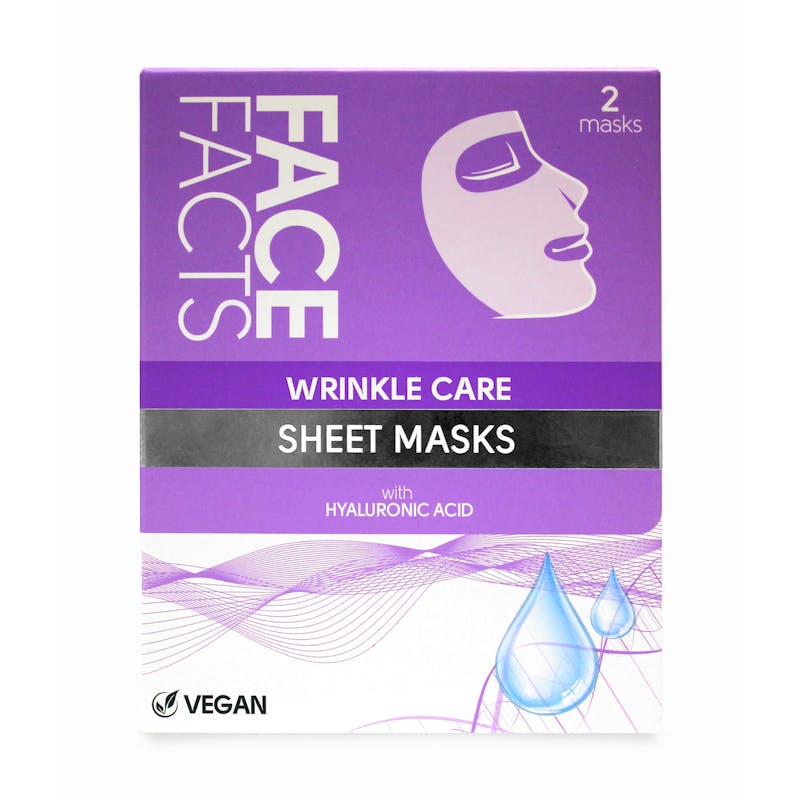 Face Facts Wrinkle Care Sheet Mask 2 stk