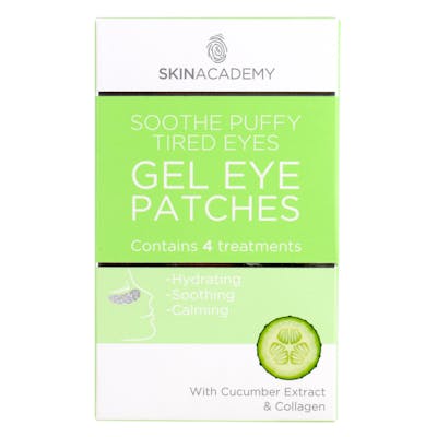 Skin Academy Soothe Puffy Eyes Gel Eye Patches 4 par
