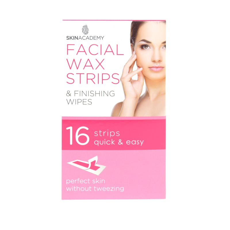 Skin Academy Facial Wax Strips 16 stk