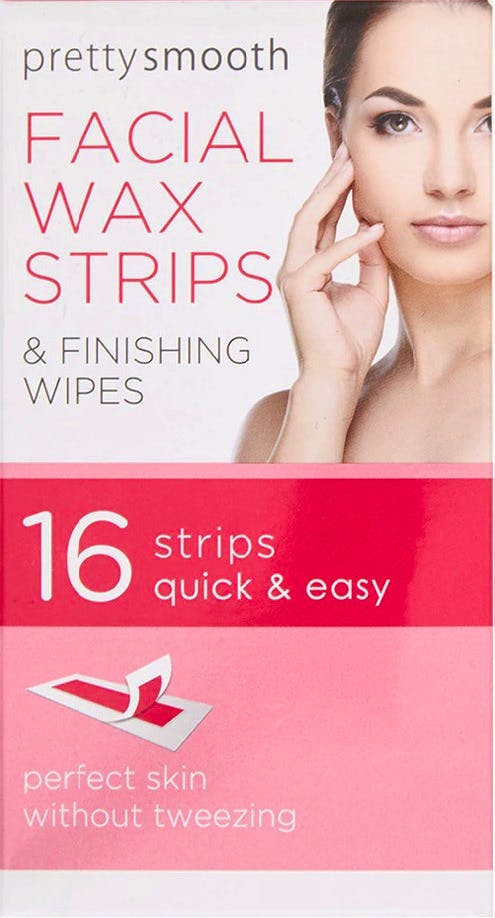 Pretty Smooth Facial Wax Strips 16 pcs £0.99