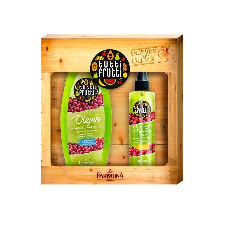 Tutti Frutti Pear &amp; Cranberry Shower Gel &amp; Body Mist 425 ml + 200 ml