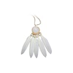 Everneed Cora Long Boho Feather Necklace 48 cm