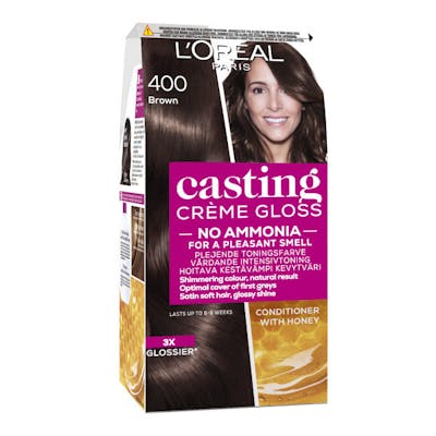 L'Oréal Casting Creme Gloss 400 Espresso Dark Brown 180 ml