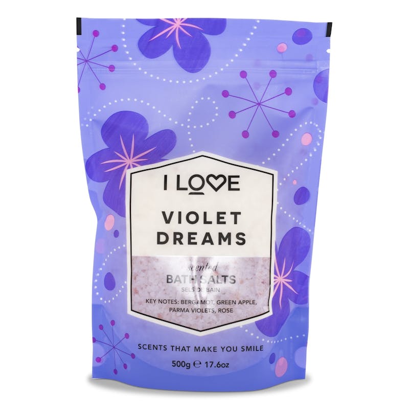 I Love Cosmetics Violet Dreams Bath Salts 500 g