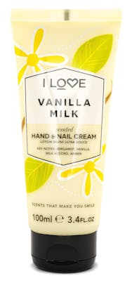 I Love Cosmetics Vanilla Milk Hand &amp; Nail Cream 100 ml