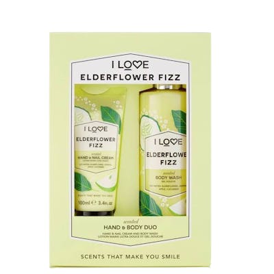 I Love Cosmetics Elderflower Fizz Hand & Body Duo Set 100 ml + 360 ml