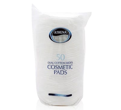 Athena Oval Cotton Cosmetic Pads 50 pcs