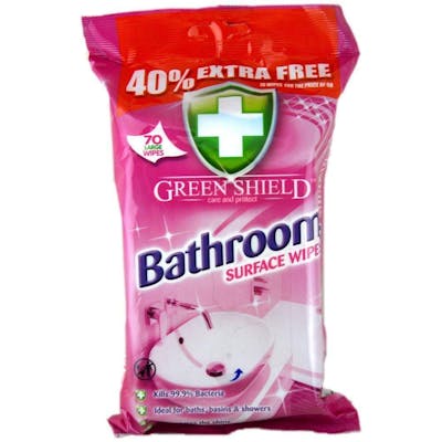 Green Shield Bathroom Surface Wipes 70 st