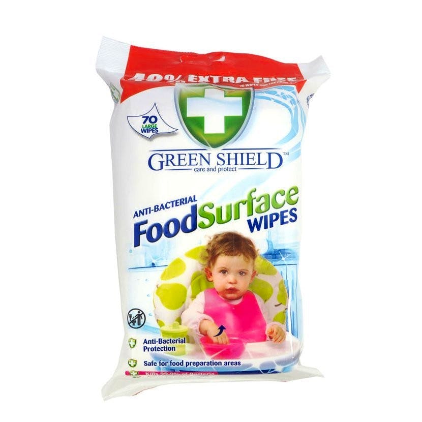 Green Shield Food Surface Wipes 70 stk