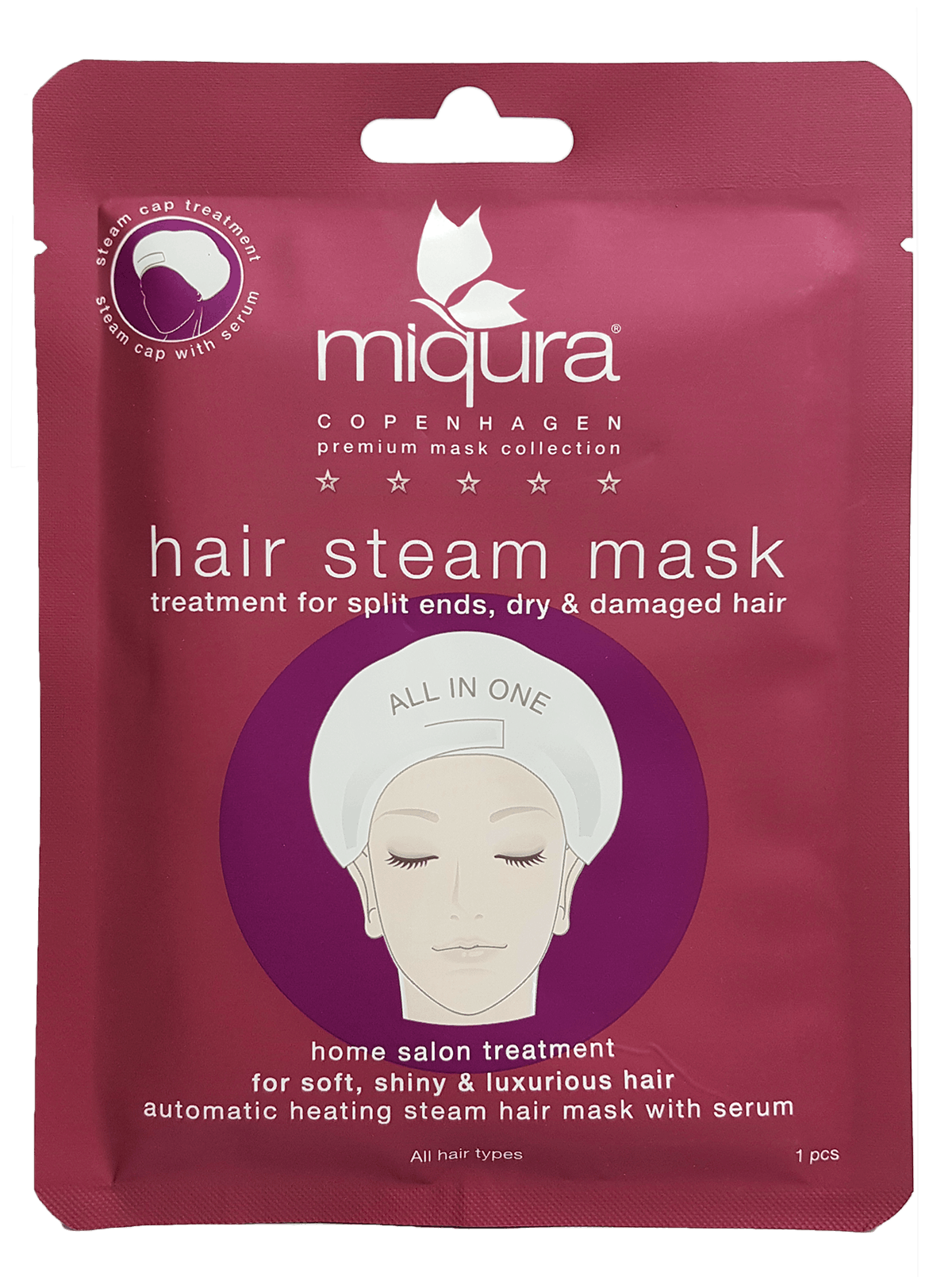 Miqura Hair Steam Mask 1 pcs £4.45