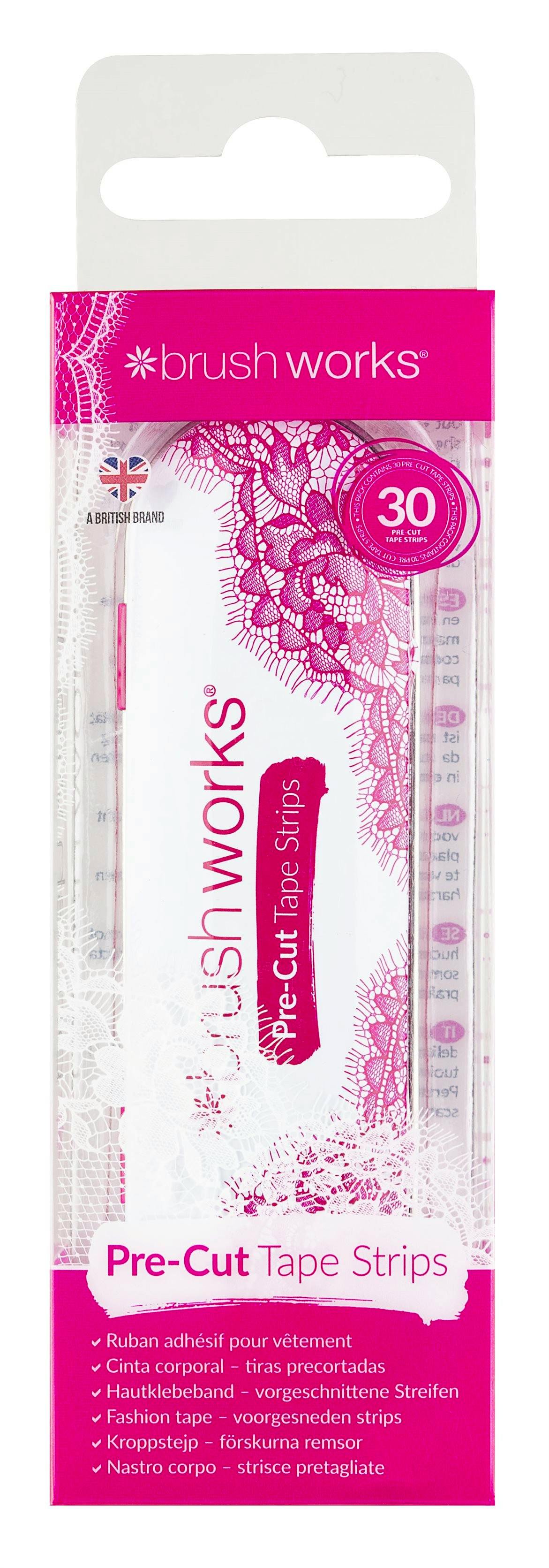 brushworks PreCut Tape Strips 30 stk 25.95 kr