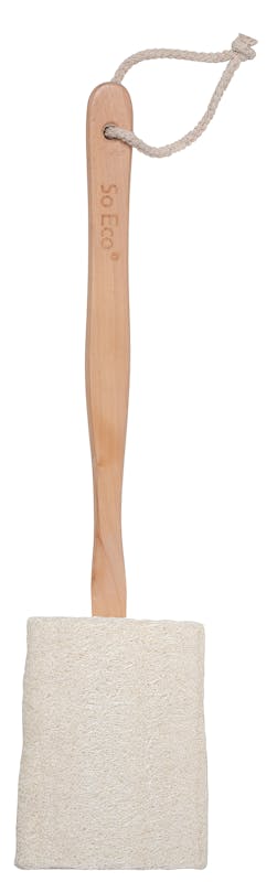 So Eco Flat Loofah With Wooden Handle 1 st