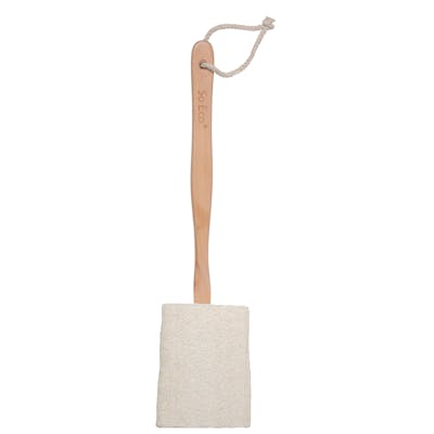 So Eco Flat Loofah With Wooden Handle 1 st