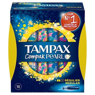 Tampax Compak Pearl Regular 18 st