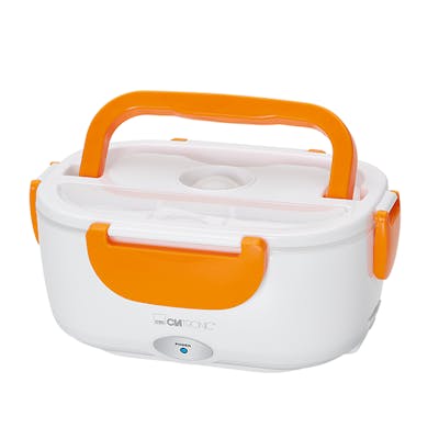 Clatronic LB 3719 Electronic Lunchbox White &amp; Orange 1 st
