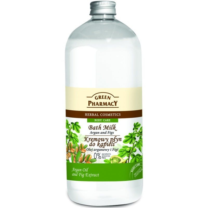Green Pharmacy Argan &amp; Figs Bath Milk 1000 ml