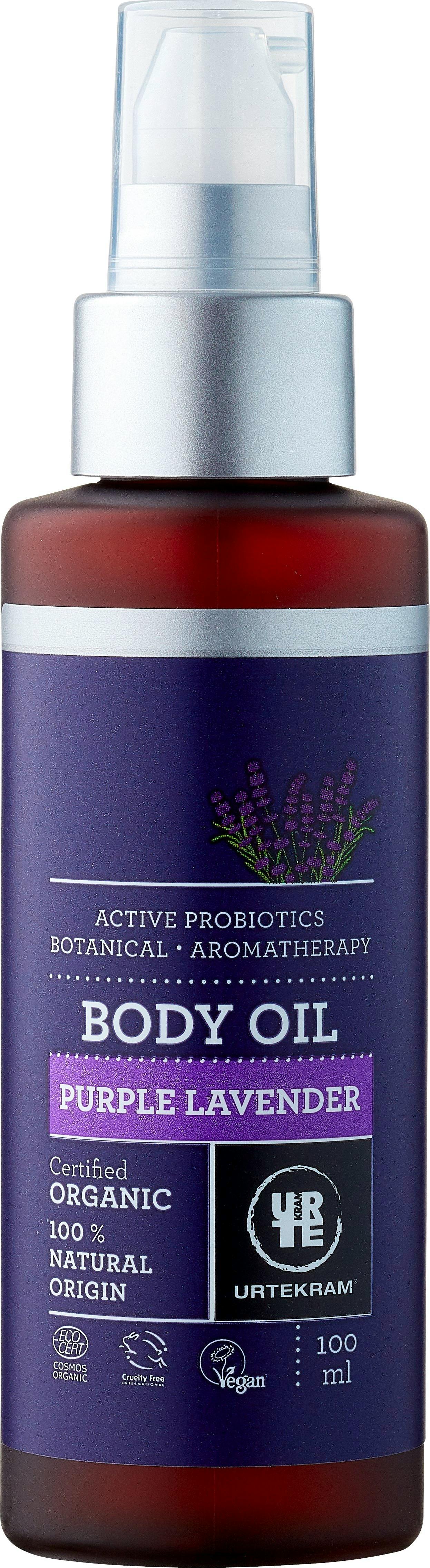 Urtekram Purple Lavender Body Oil 100 ml 92.95 kr + Fri Frakt og